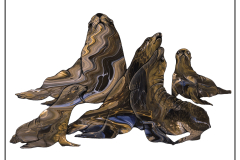 Sea Lions 4.33x5.59 in - 1