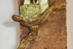 Ruby-throated Hummingbird with chicks