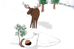 peggysullivandigitalpainting8x11Moose